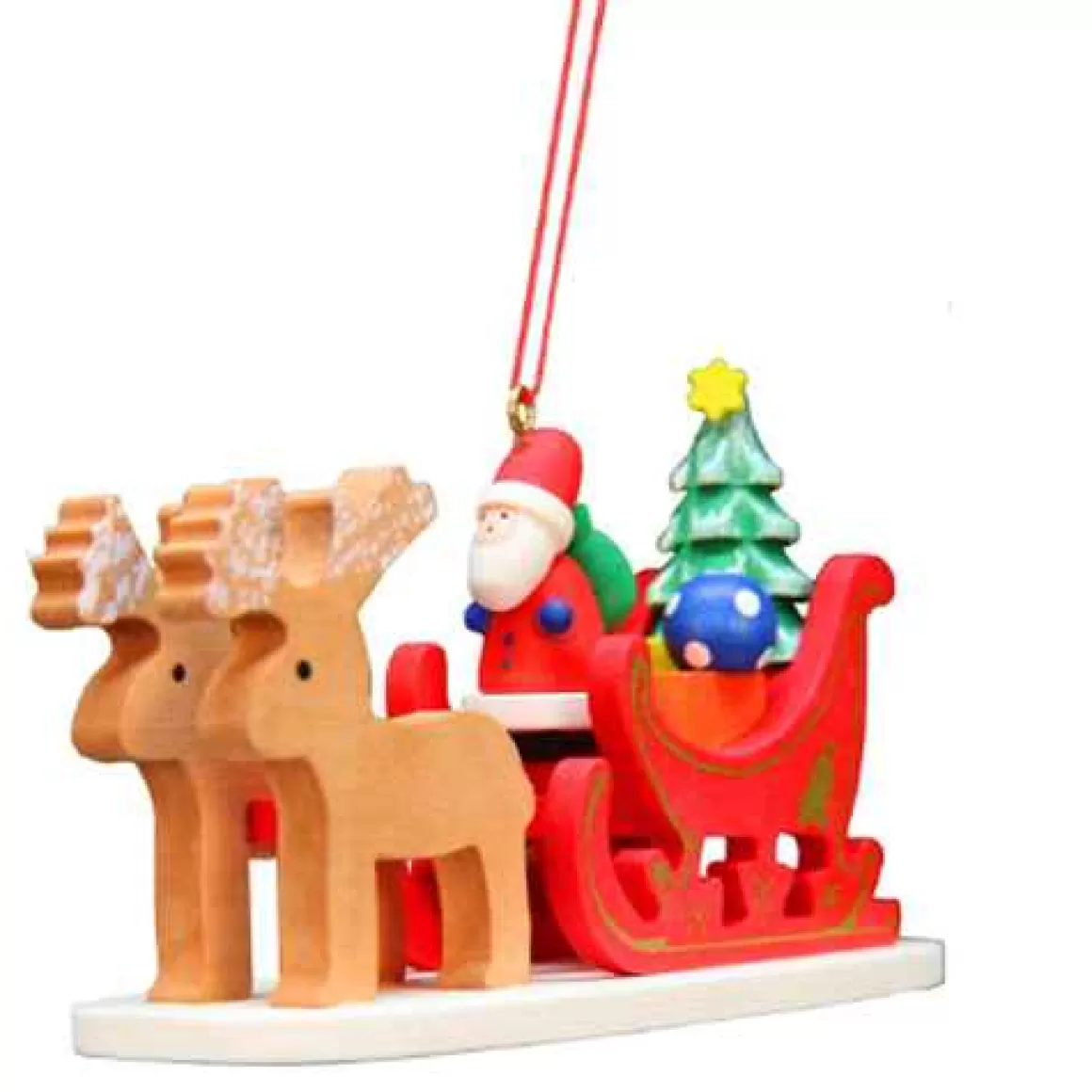 Christmas Place Santa Claus Sled Ornament Sale