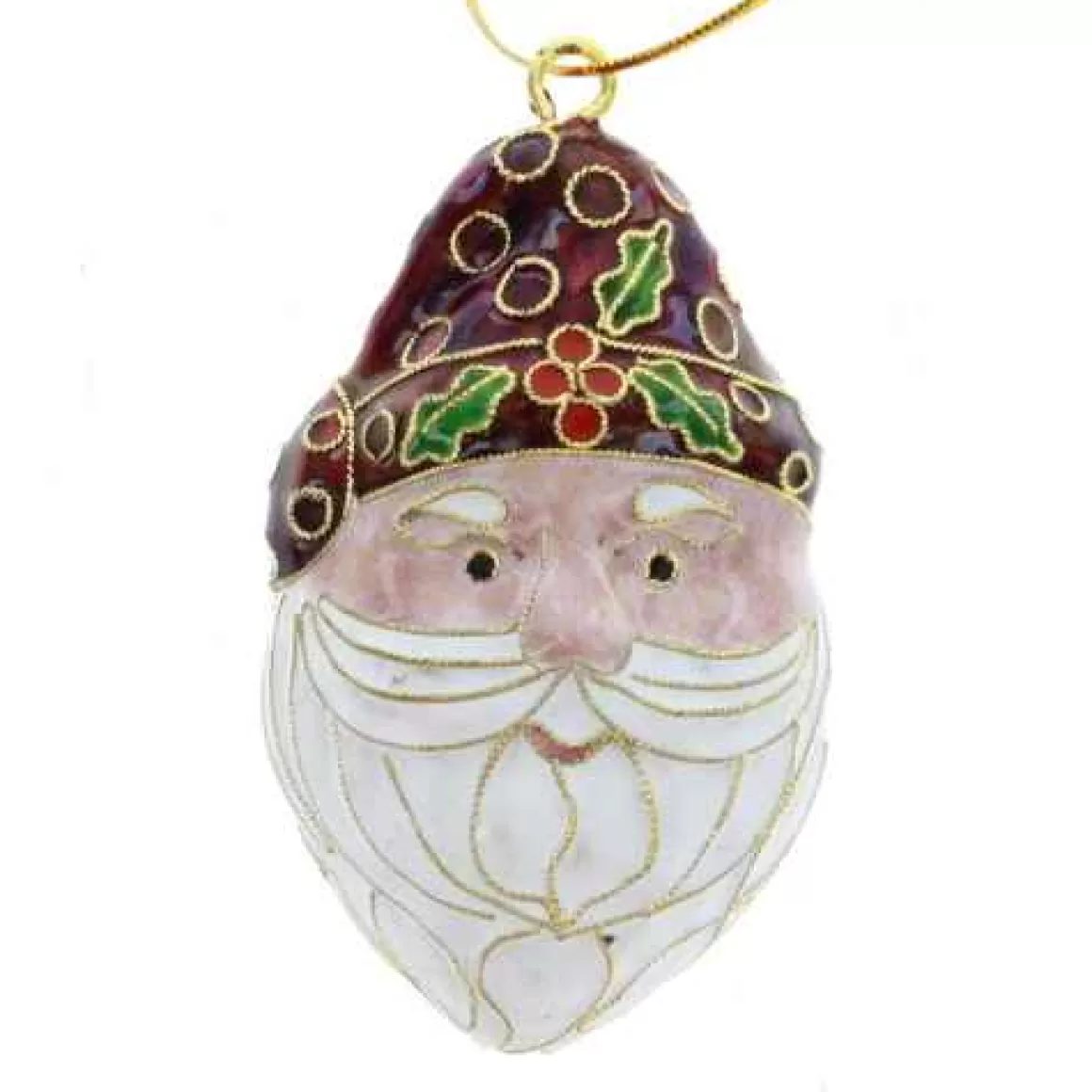 Christmas Place Santa Head Ornament Sale