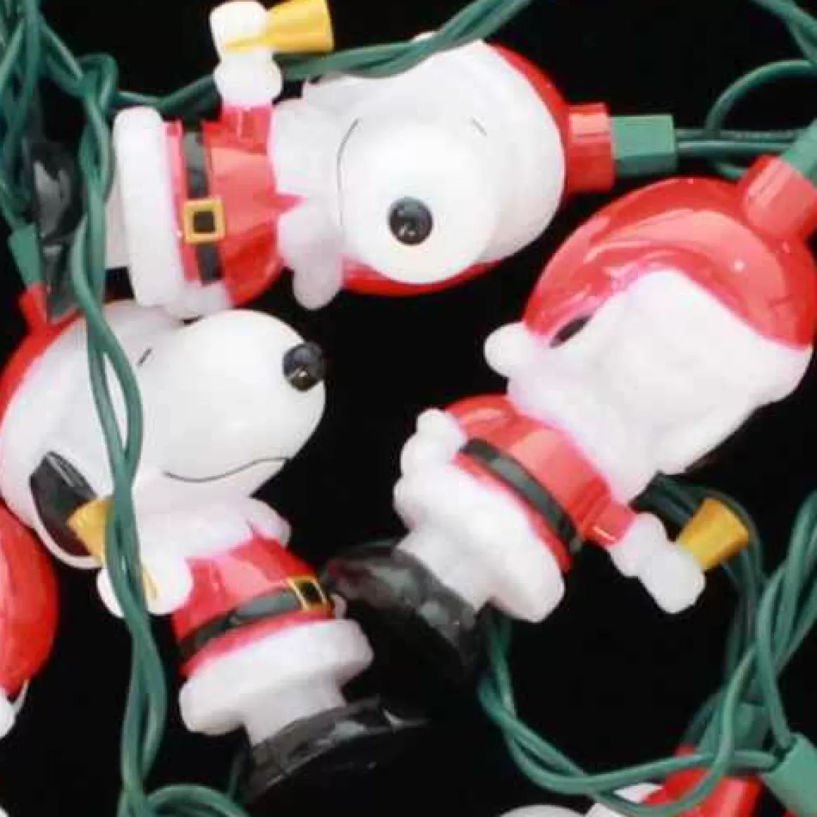 Christmas Place Santa Snoopy Light Set Cheap