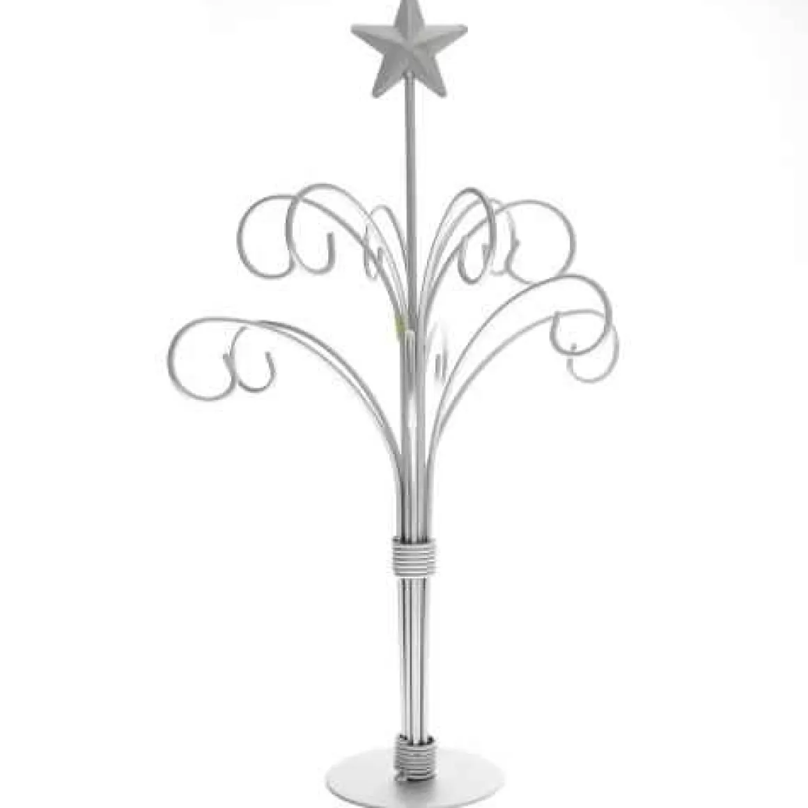 Christmas Place Silver 12 Arm Ornament Stand Sale