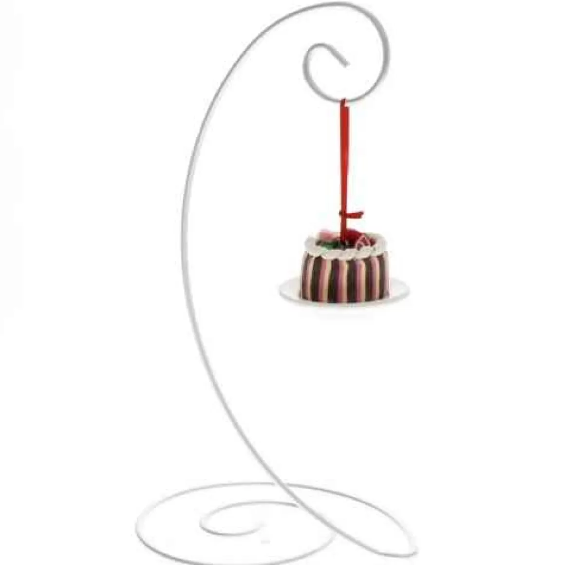 Christmas Place Silver Spiral Ornament Stand Best Sale