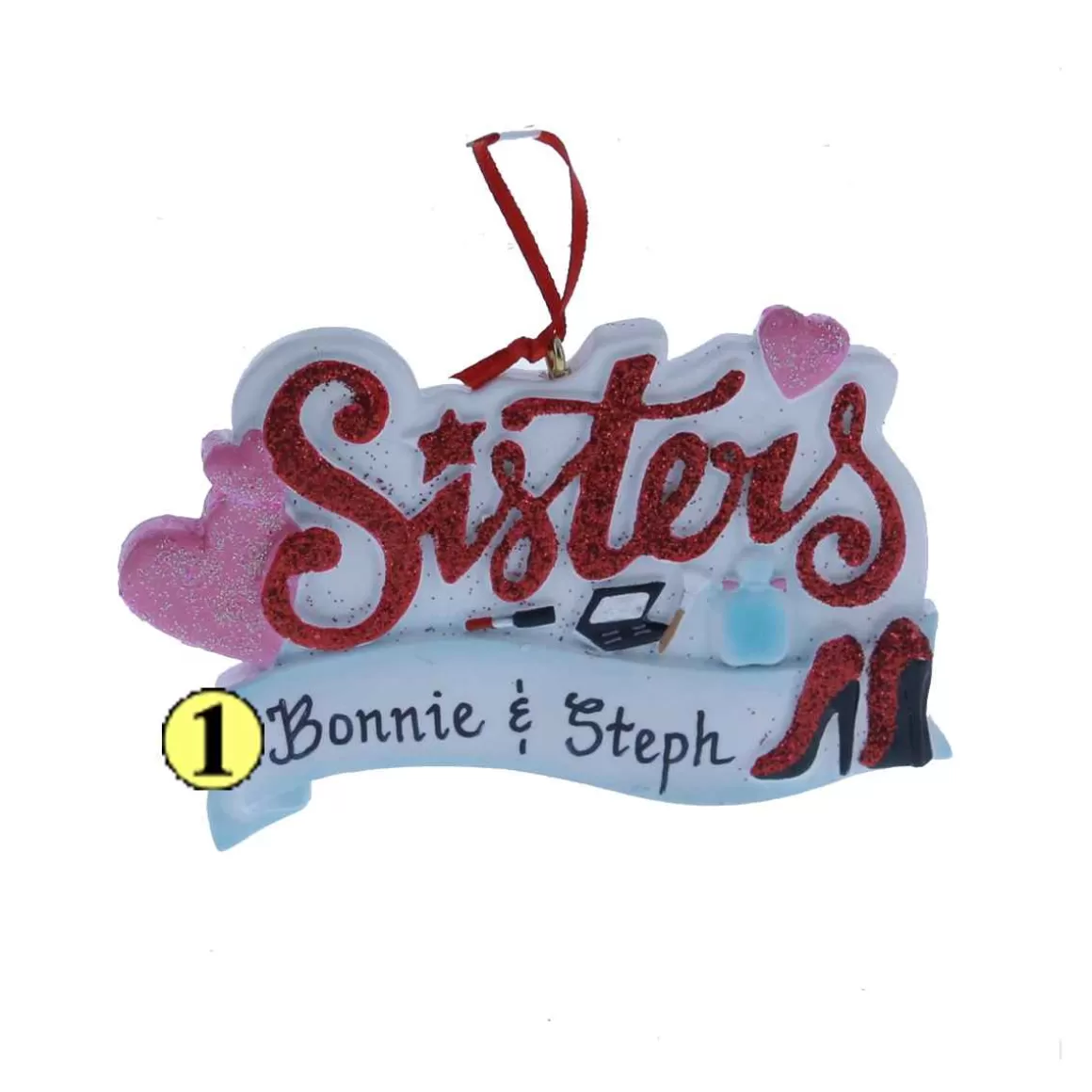 Christmas Place Sister Heart Ornament Discount