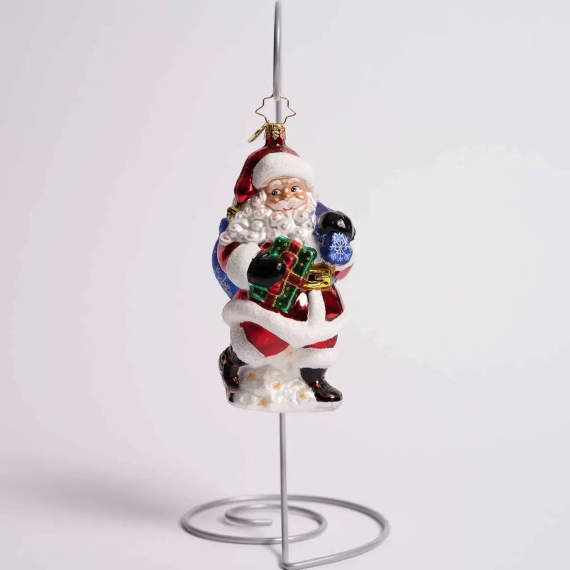 Christmas Place Skating Through The Season Glass Ornament Online