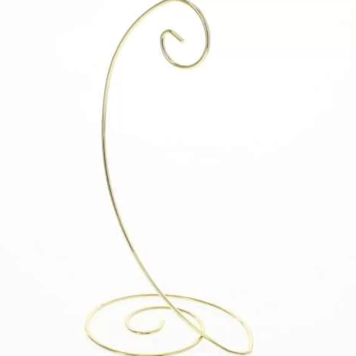 Christmas Place Small Brass Spiral Ornament Stand Store