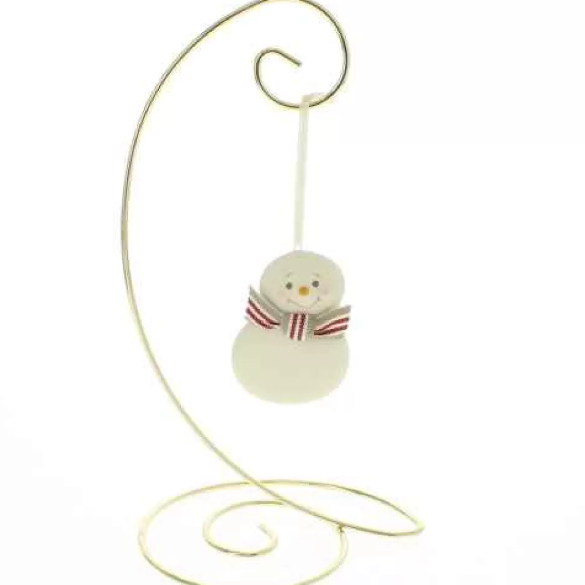 Christmas Place Small Brass Spiral Ornament Stand Store