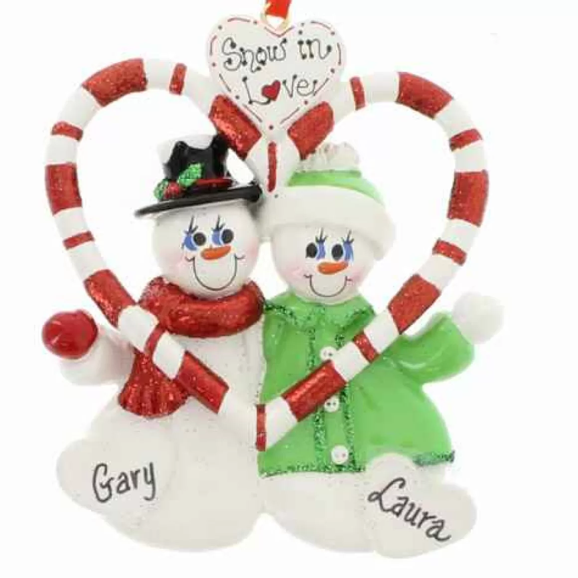 Christmas Place Snow In Love Couple New