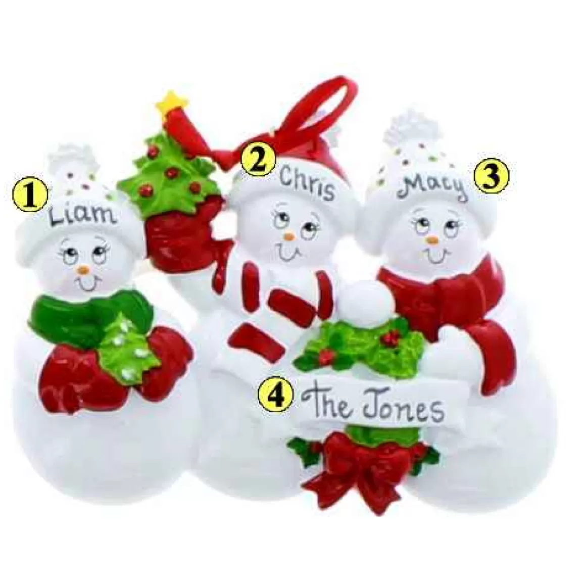 Christmas Place Snowman Family Of 3 Hot