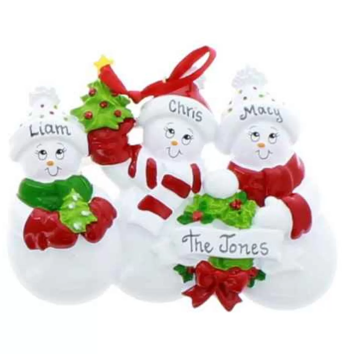 Christmas Place Snowman Family Of 3 Hot