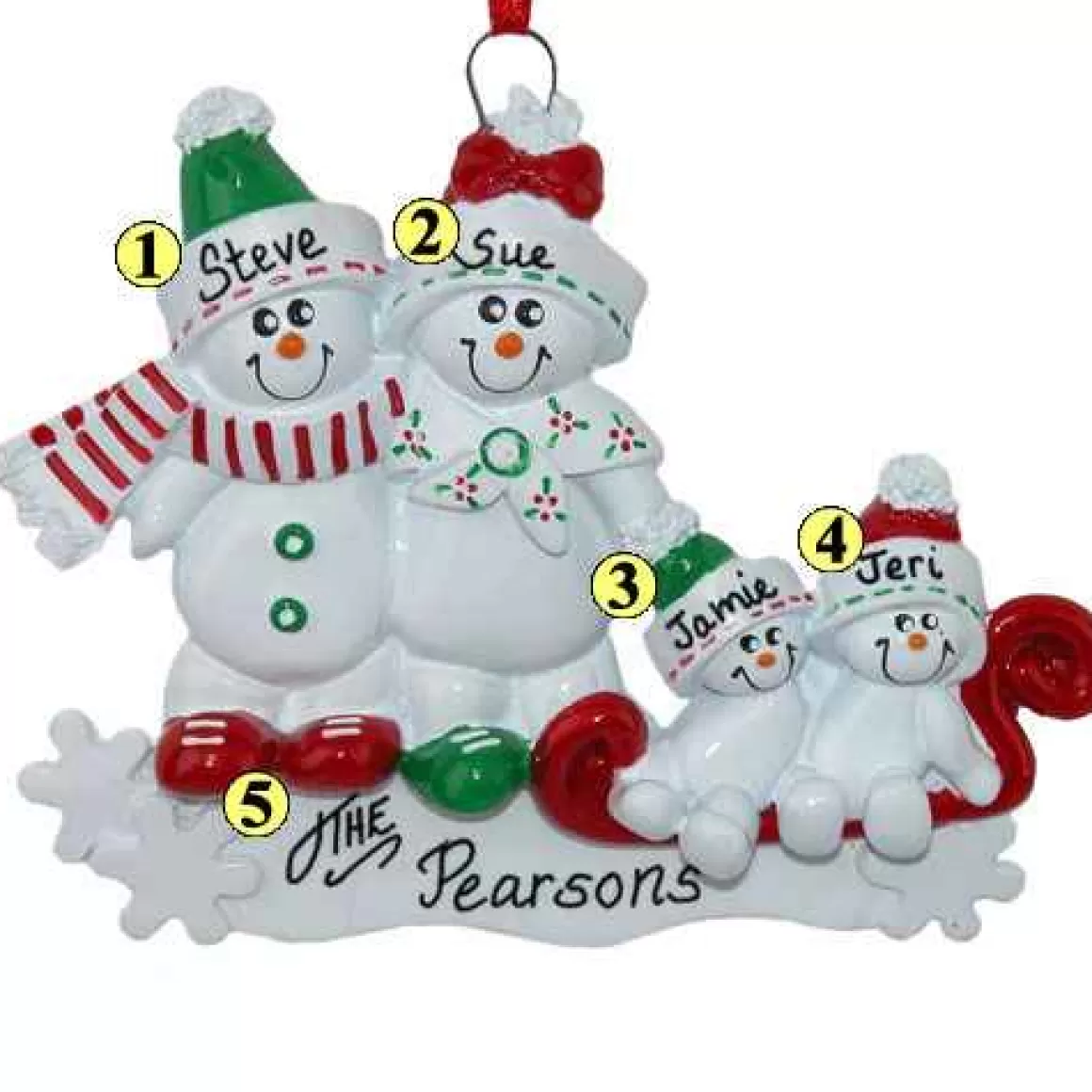 Christmas Place Snowman Family Of 4 Online