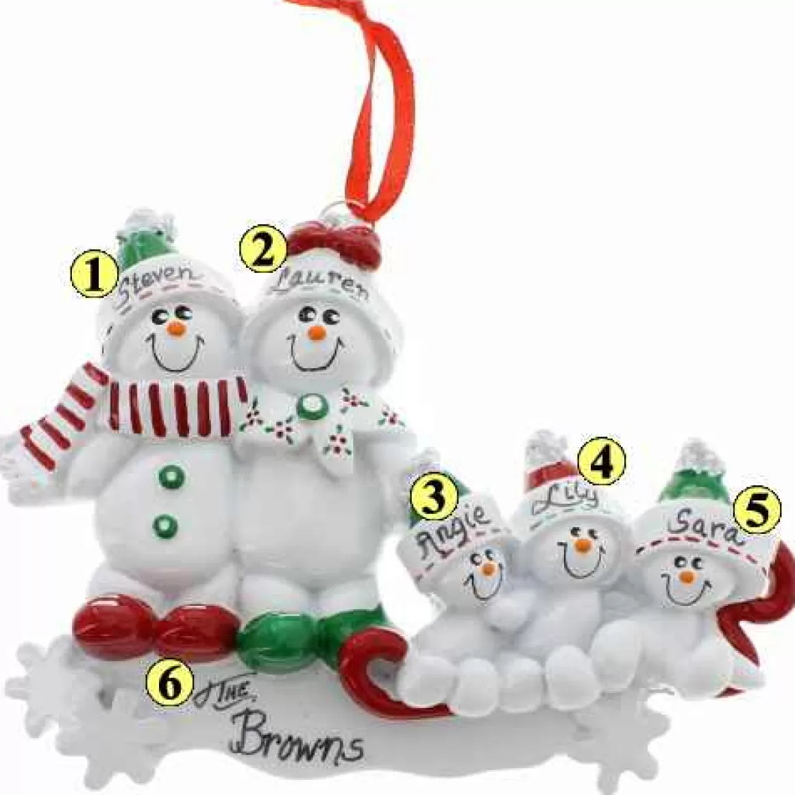 Christmas Place Snowman Family Of 5 Discount