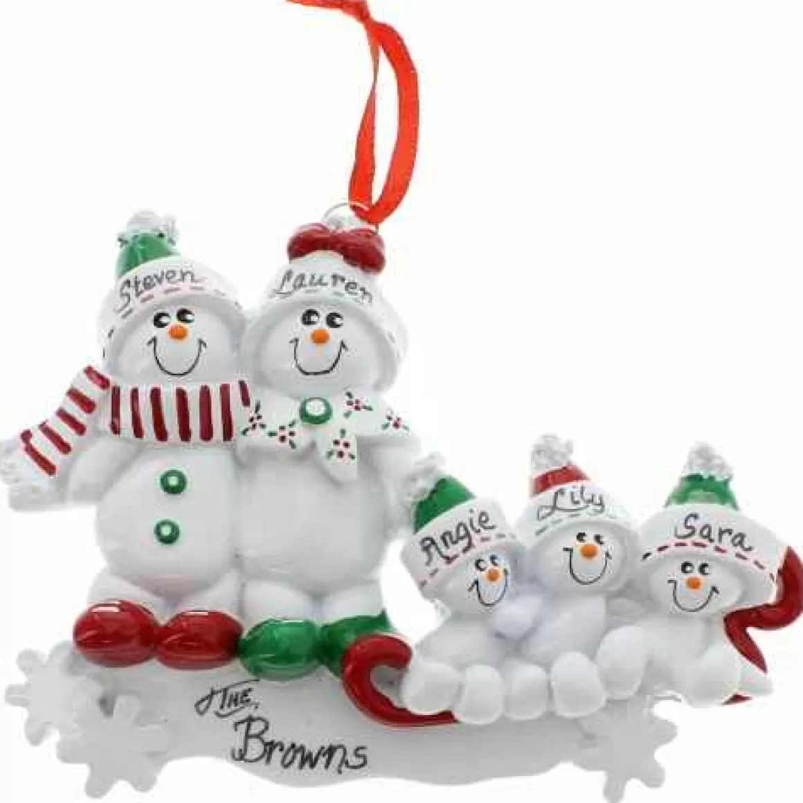 Christmas Place Snowman Family Of 5 Discount