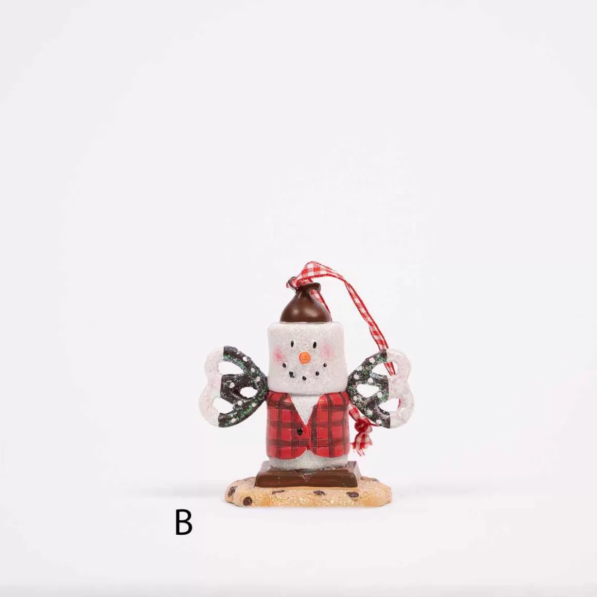 Christmas Place Snowman Smore With Pretzel Arms Sale