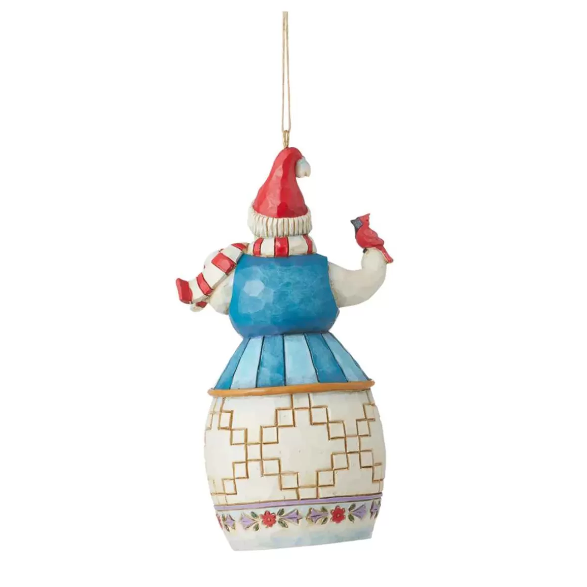 Christmas Place Snowman With Cardinal Ornament Online