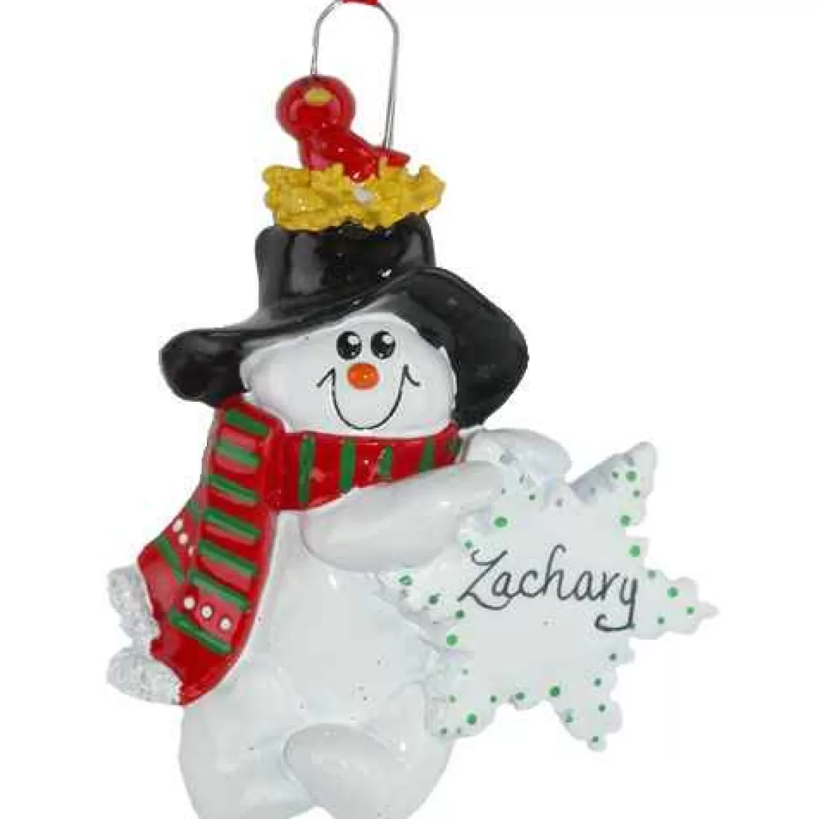 Christmas Place Snowman With Red Bird Store