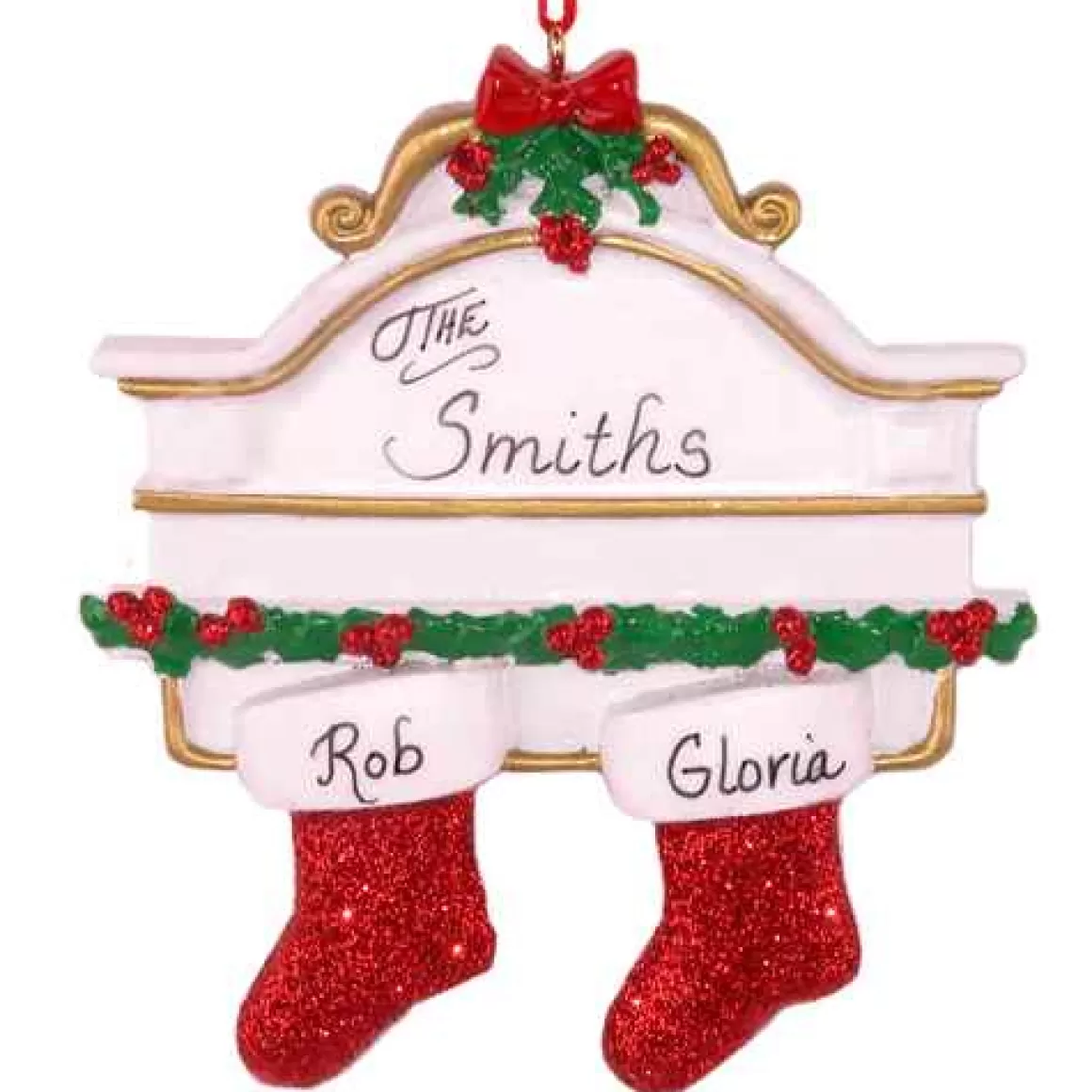 Christmas Place Stocking Mantle Family Of 2 Store