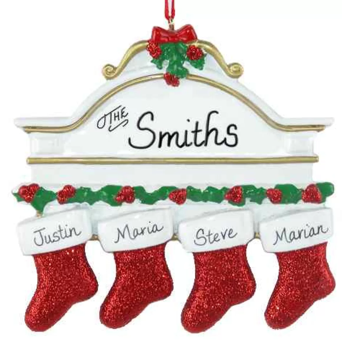 Christmas Place Stocking Mantle Family Of 4 Online