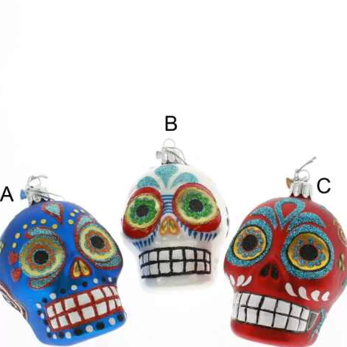 Christmas Place Sugar Skull Ornament Cheap