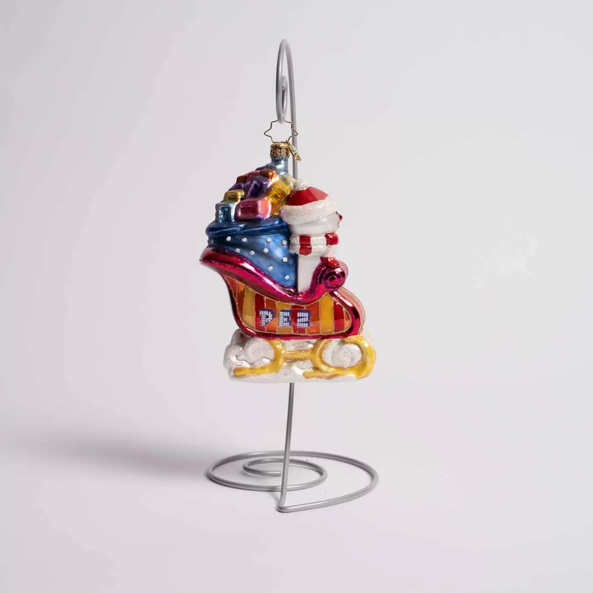 Christmas Place Sweet Sleigh Ride Glass Ornament Online