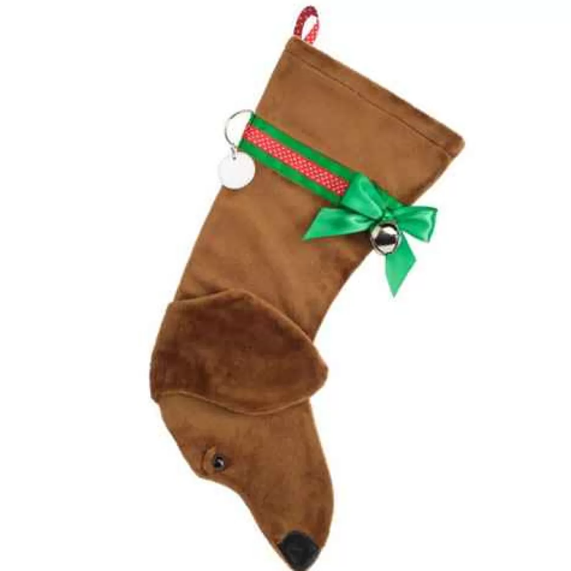 Christmas Place Tan Dachshund Stocking Sale