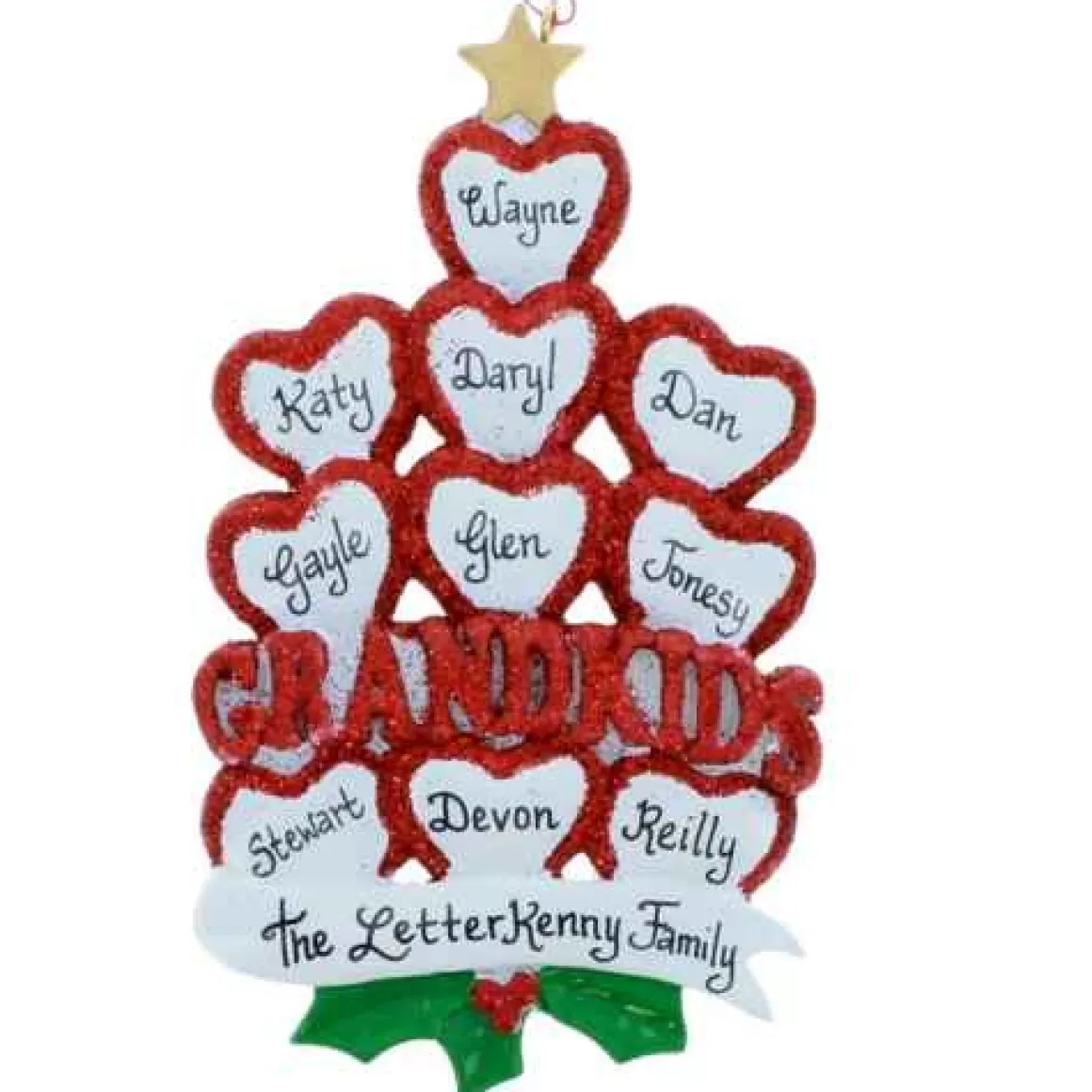 Christmas Place Ten Grandkids Ornament Flash Sale