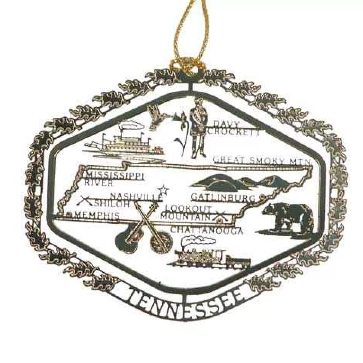 Christmas Place Tennessee State Ornament Clearance