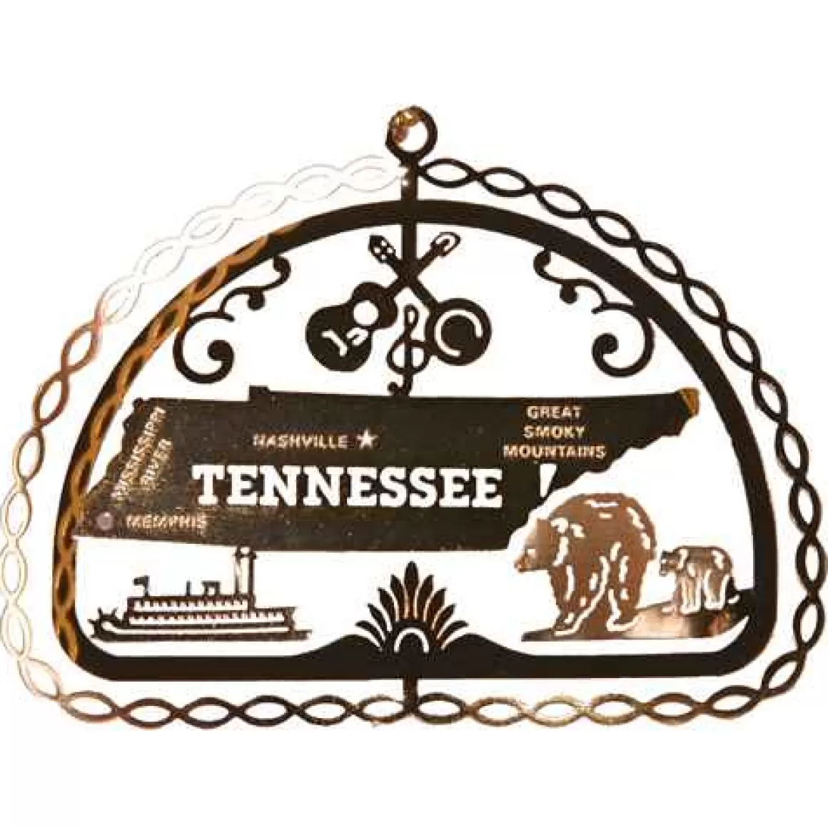 Christmas Place Tennessee State Ornament Best