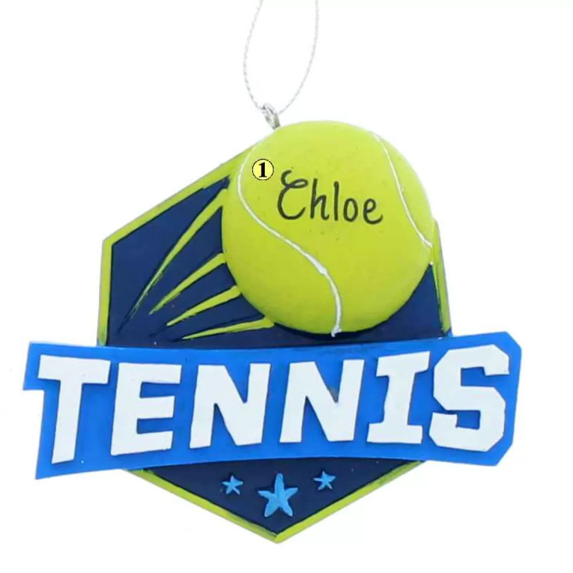 Christmas Place Tennis Ornament Cheap