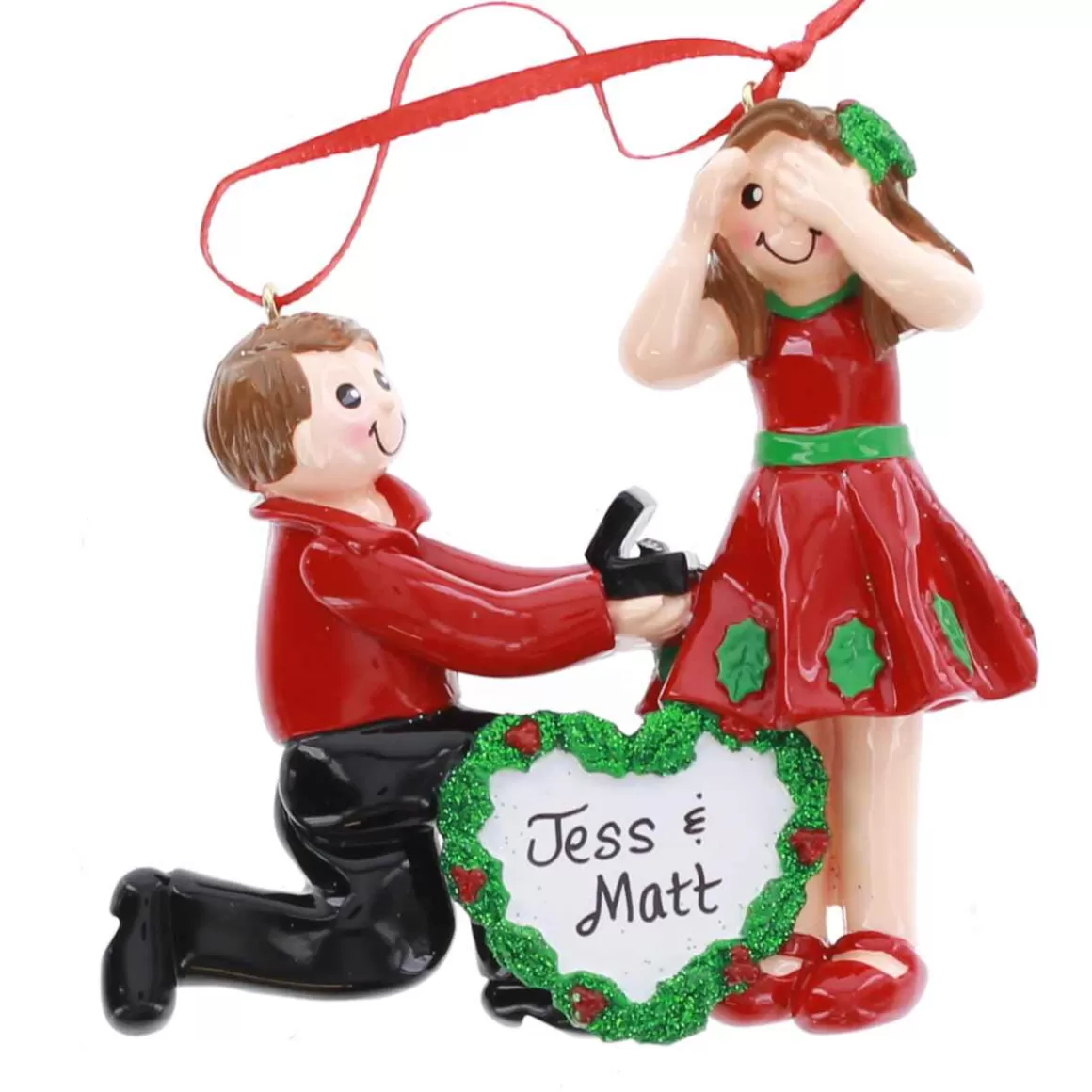 Christmas Place The Proposal Ornament Clearance