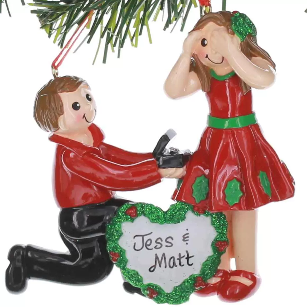 Christmas Place The Proposal Ornament Clearance