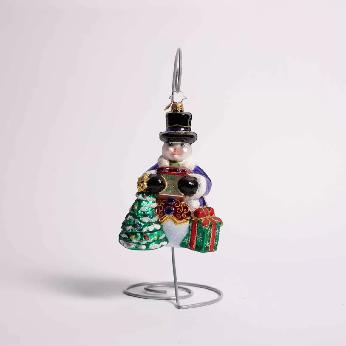 Christmas Place Today Is The Day Snowman Glass Ornament Discount