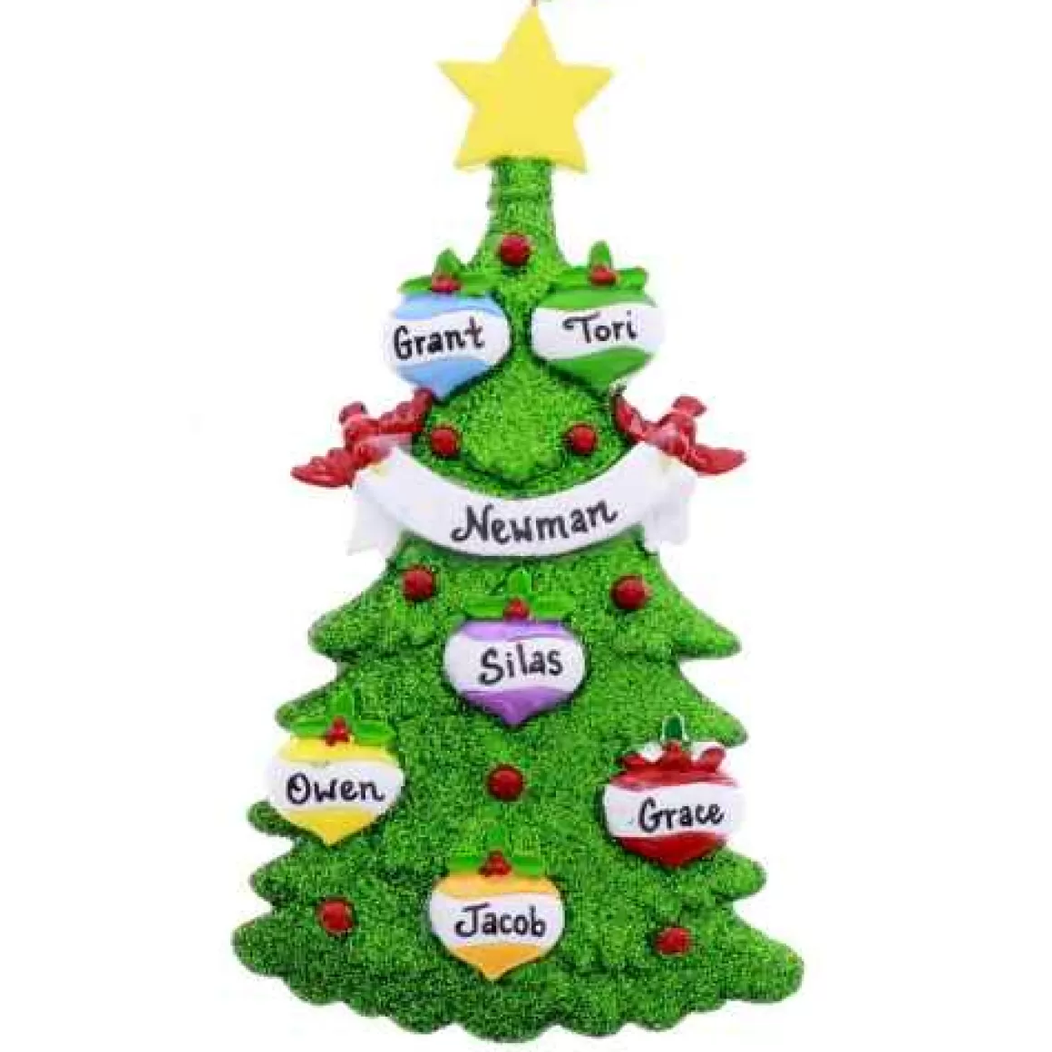 Christmas Place Tree With Ornaments Family Of 6 Shop