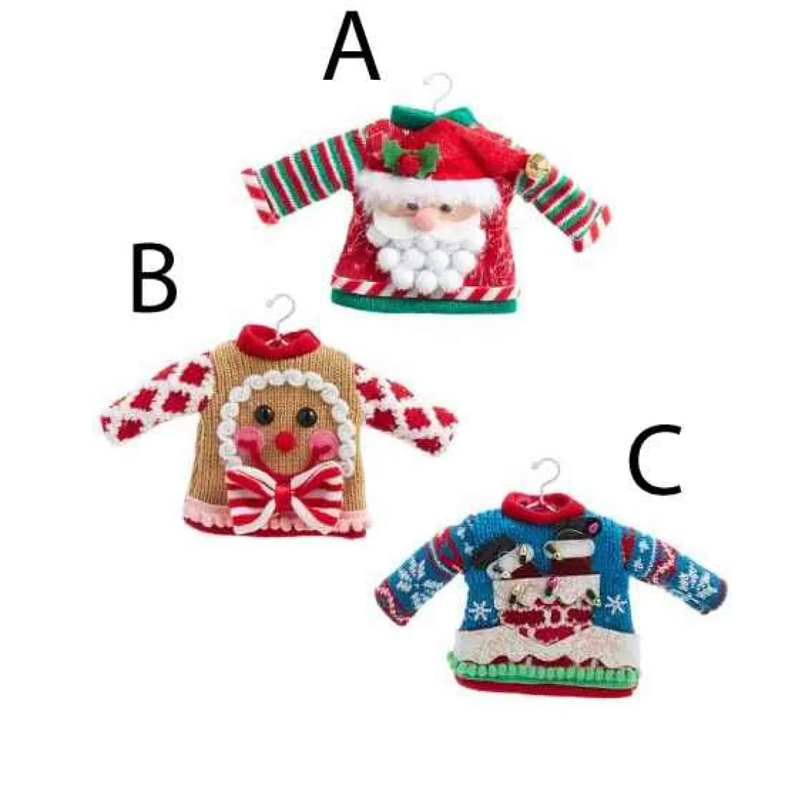 Christmas Place Ugly Christmas Sweater Ornament Discount