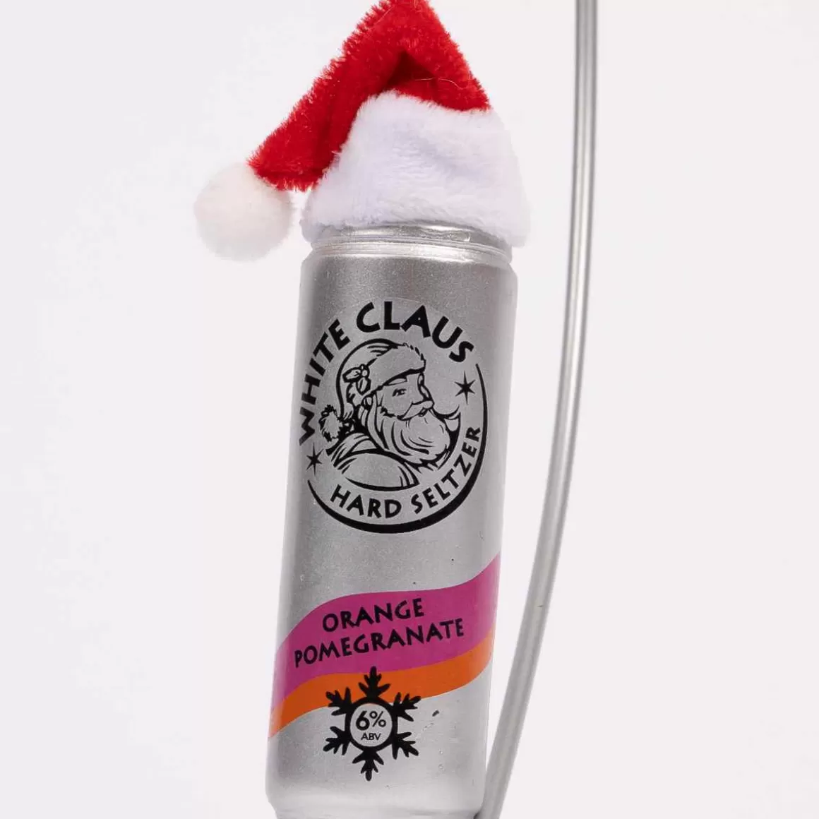 Christmas Place White Claus Seltzer With Santa Hat Cheap