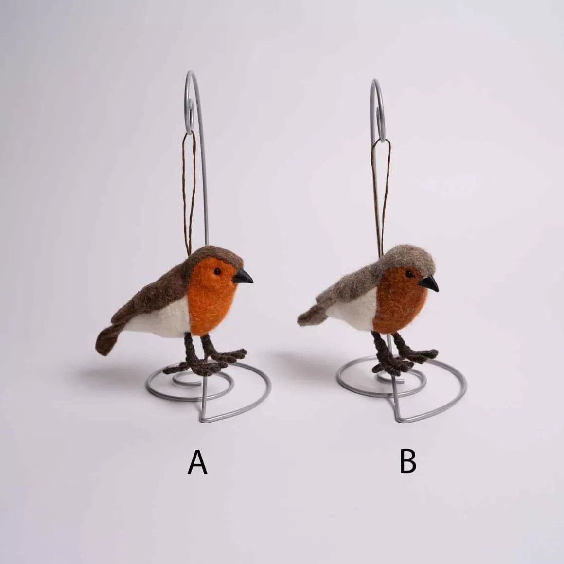 Christmas Place Wool Bird Ornament Clearance