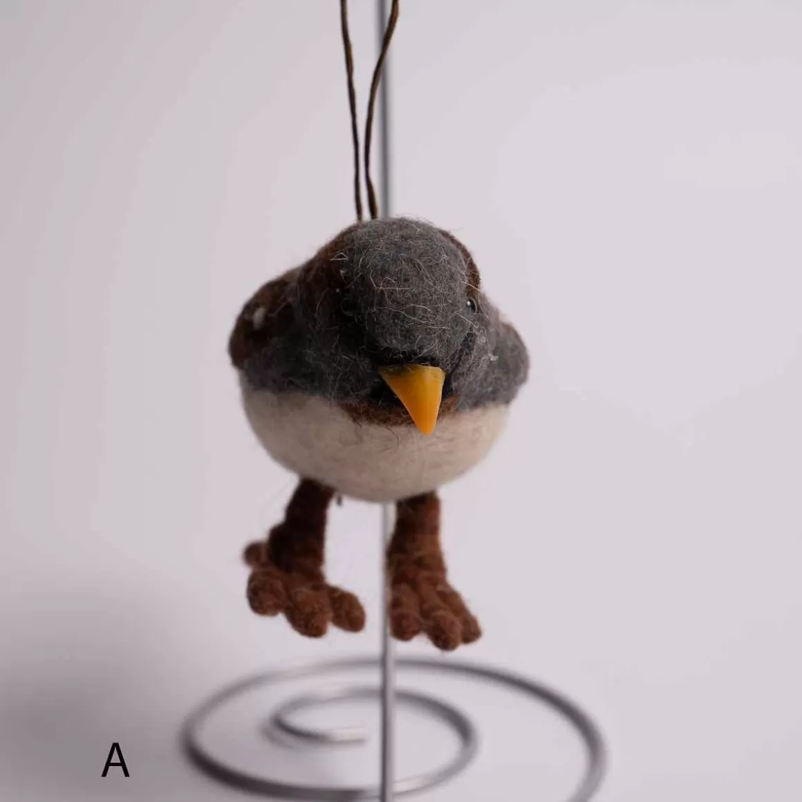 Christmas Place Wool Bird Ornament Clearance