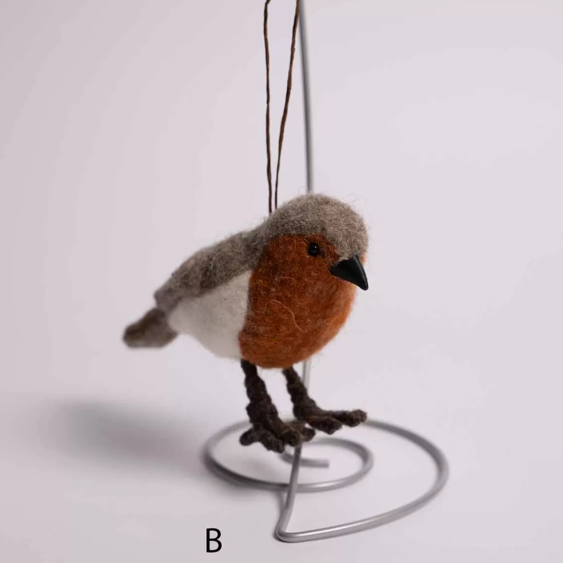 Christmas Place Wool Bird Ornament Clearance